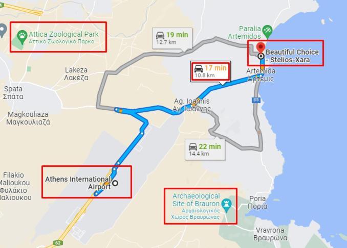 Beautiful Choice - Near Athens Airport - 50M From The Sea - Iq+ Διαμέρισμα Αρτέμιδα Εξωτερικό φωτογραφία